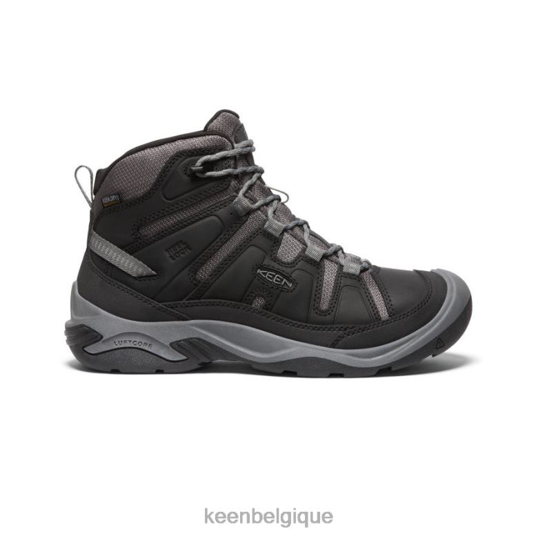 chaussure KEEN botte imperméable circadia noir/gris acier Hommes PD0JD70