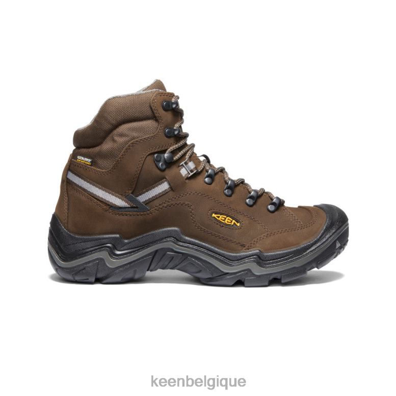 chaussure KEEN botte imperméable durand ii marron cascade/gargouille Hommes PD0JD314