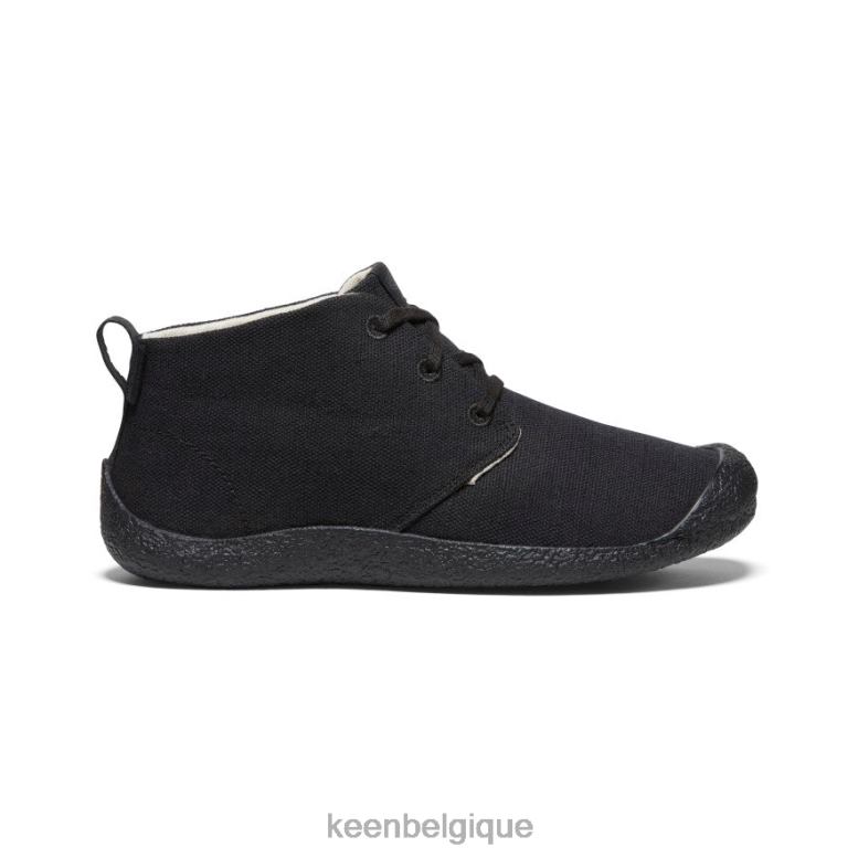 chaussure KEEN chukka en toile mosey noir Hommes PD0JD33