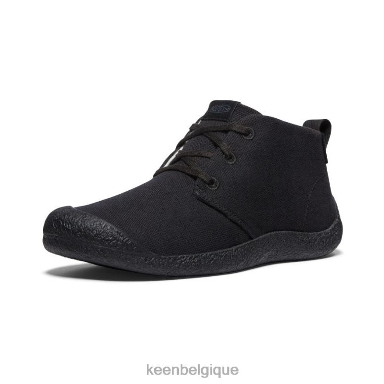 chaussure KEEN chukka en toile mosey noir Hommes PD0JD33