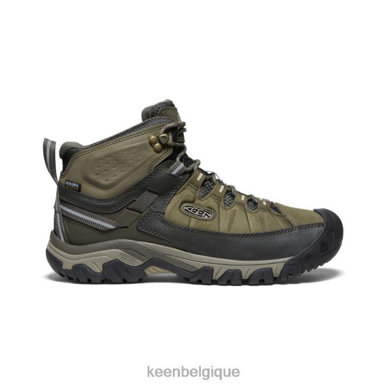 chaussure KEEN targhee exp imperméable mi olive foncé/taupe plaza Hommes PD0JD69
