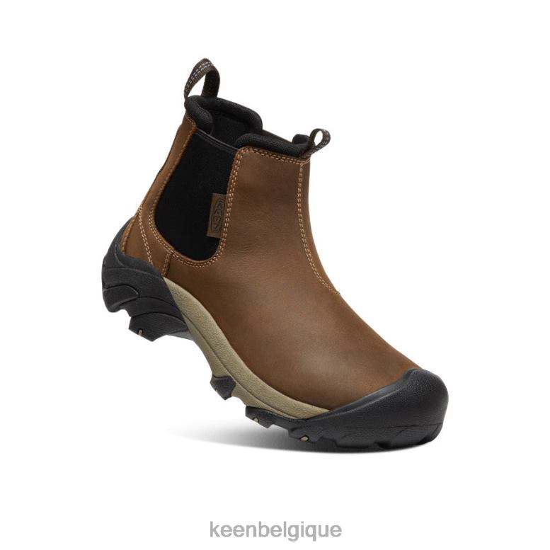 chaussure KEEN targhee ii chelsea brun végétal/noir Hommes PD0JD394