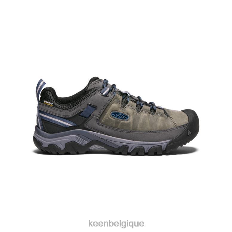 chaussure KEEN Targhee III étanche gris acier/bleu capitaine Hommes PD0JD150
