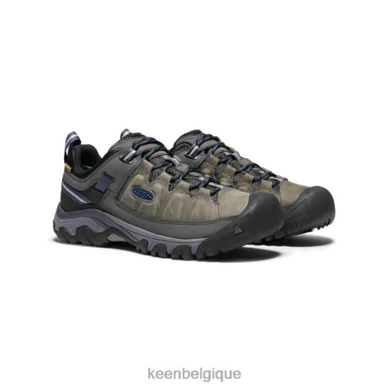 chaussure KEEN Targhee III étanche gris acier/bleu capitaine Hommes PD0JD150