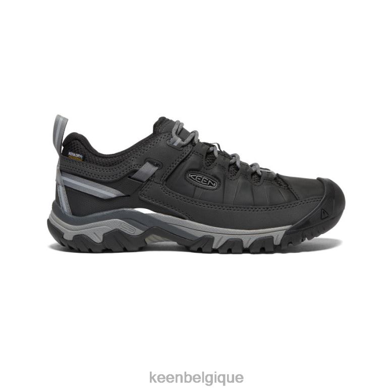 chaussure KEEN Targhee III étanche noir/gris acier Hommes PD0JD147