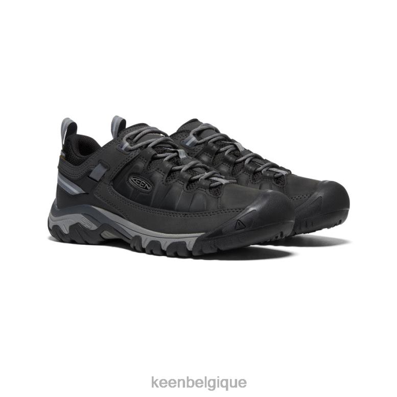 chaussure KEEN Targhee III étanche noir/gris acier Hommes PD0JD147