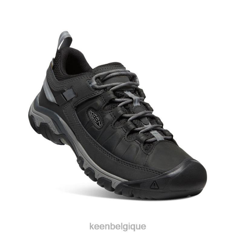 chaussure KEEN Targhee III étanche noir/gris acier Hommes PD0JD147