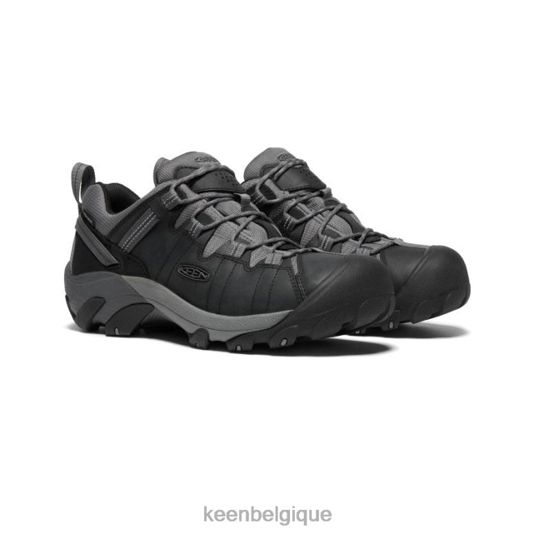 chaussure KEEN Targhee II étanche noir/gris acier Hommes PD0JD204