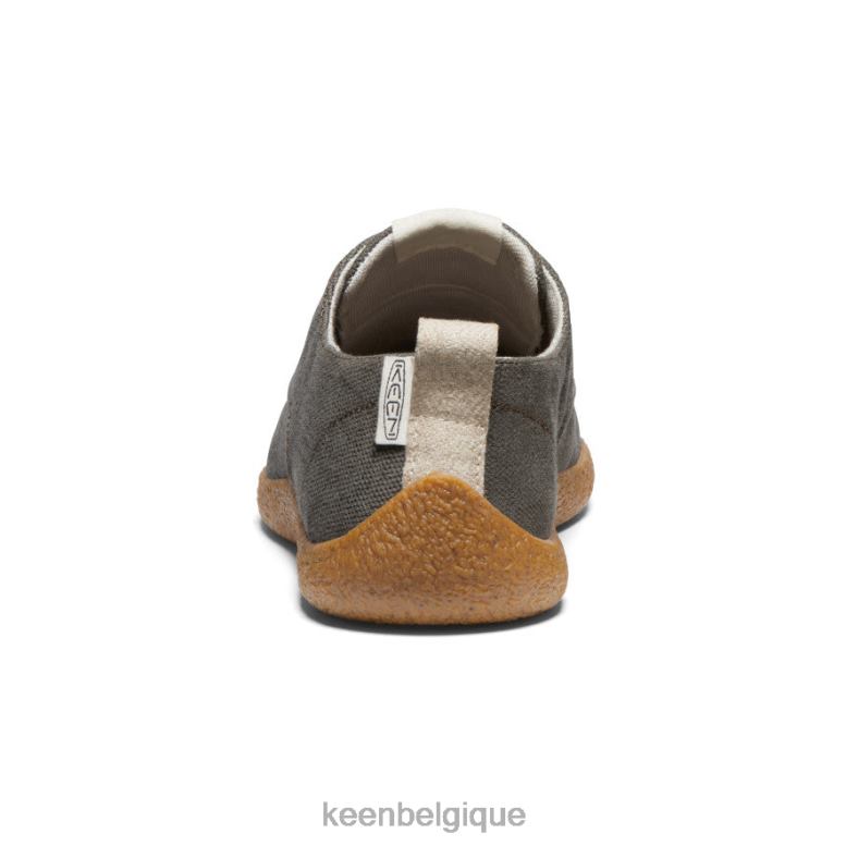 chaussure KEEN derby en toile mosey olive noire Hommes PD0JD28