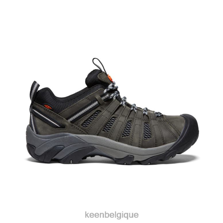 chaussure KEEN voyageur gris acier/écarlate ibis Hommes PD0JD64