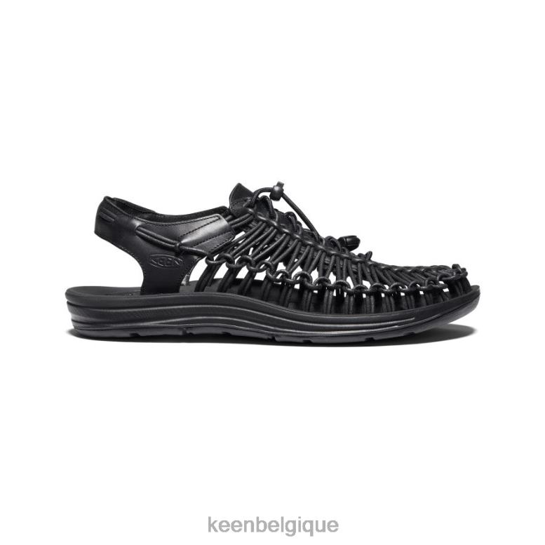 chaussure KEEN cuir premium unique noir Hommes PD0JD384