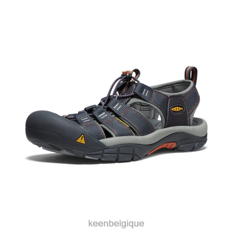 chaussure KEEN newport h2 encre de Chine/rouille Hommes PD0JD53