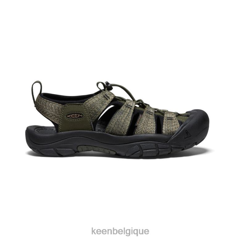 chaussure KEEN newport h2 forêt nuit/noir Hommes PD0JD40