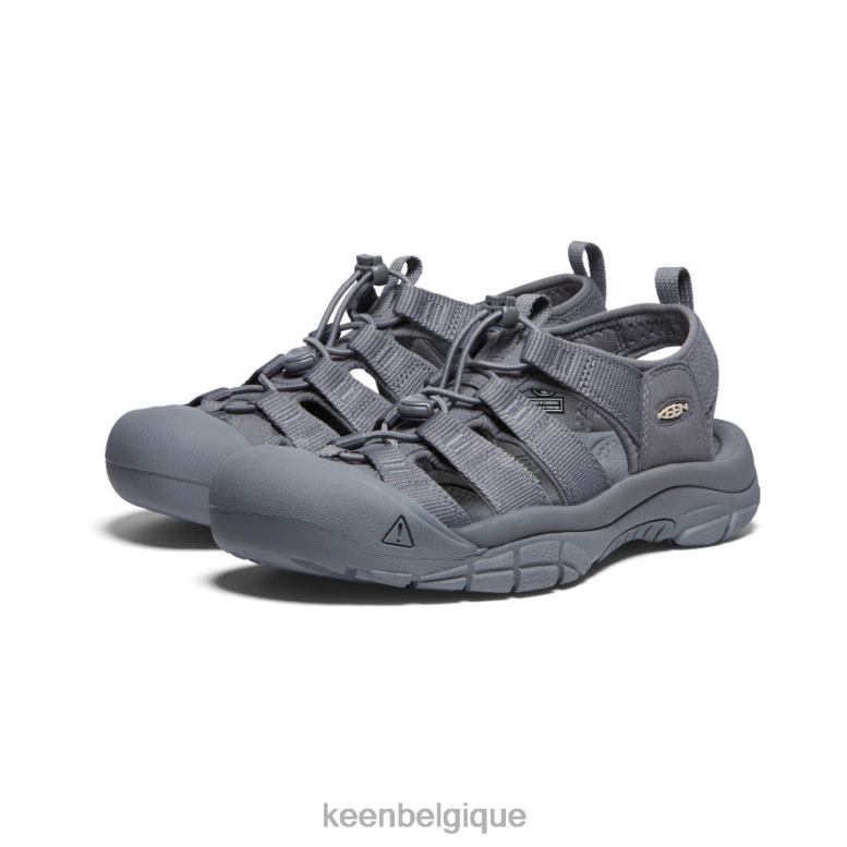 chaussure KEEN newport h2 monochrome/gris acier Hommes PD0JD47