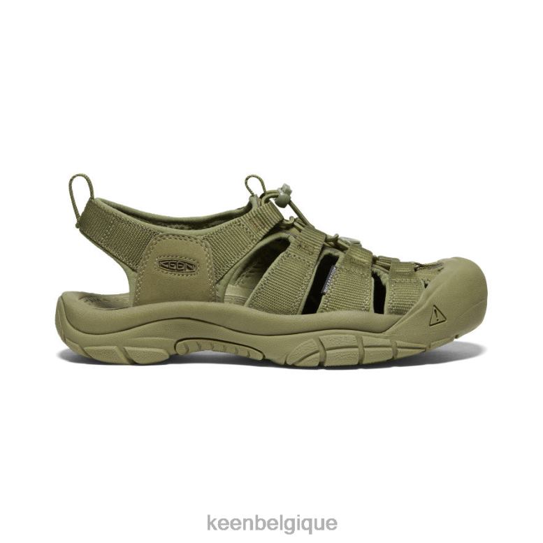 chaussure KEEN newport h2 monochrome/olive terne Hommes PD0JD49
