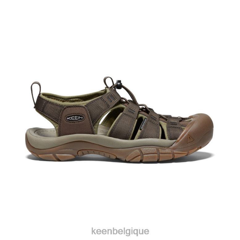 chaussure KEEN newport h2 olive terne/cantine Hommes PD0JD44