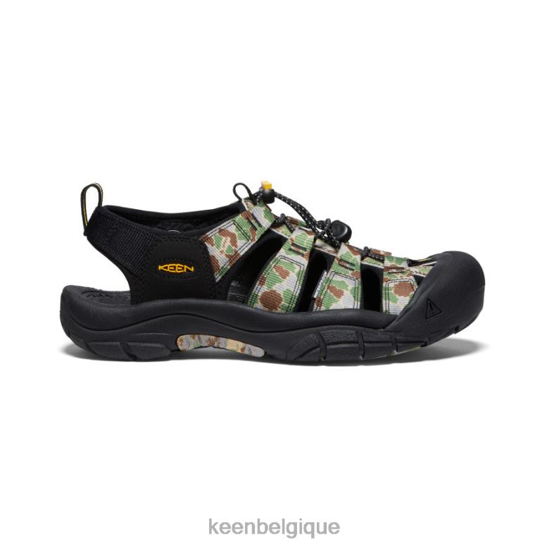 chaussure KEEN newport rétro camouflage œil de poisson Hommes PD0JD81