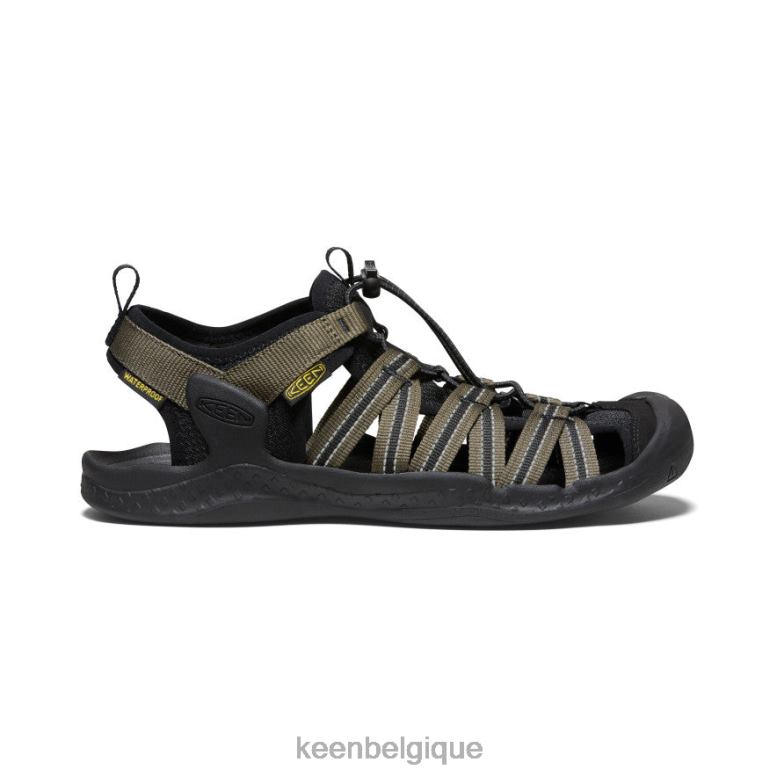 chaussure KEEN sandale drift creek h2 olive foncé/noir Hommes PD0JD109