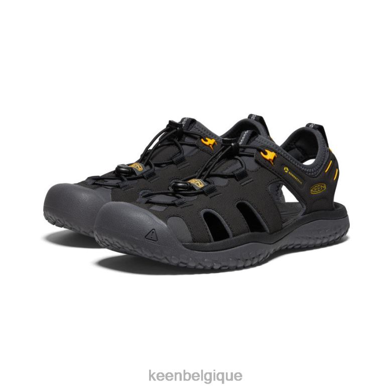 chaussure KEEN sandale solr or noir Hommes PD0JD342