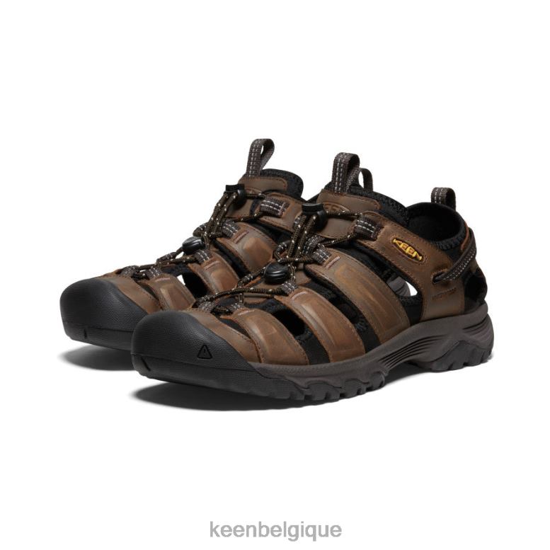 chaussure KEEN sandale targhee iii bison/paillis Hommes PD0JD196