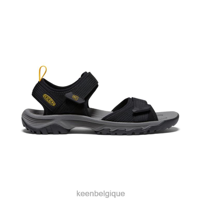 chaussure KEEN targhee iii à bout ouvert h2 noir jaune Hommes PD0JD318