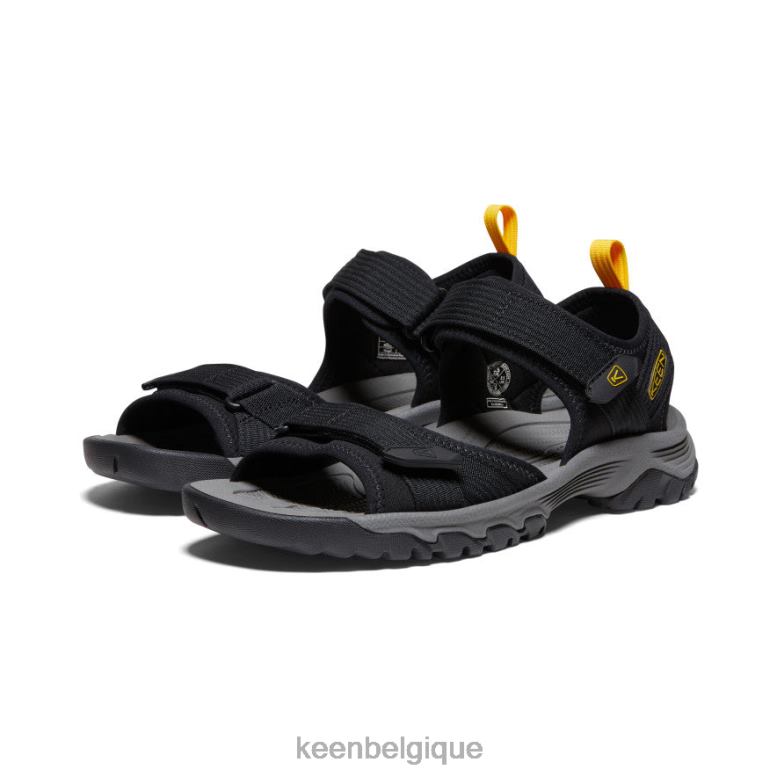 chaussure KEEN targhee iii à bout ouvert h2 noir jaune Hommes PD0JD318