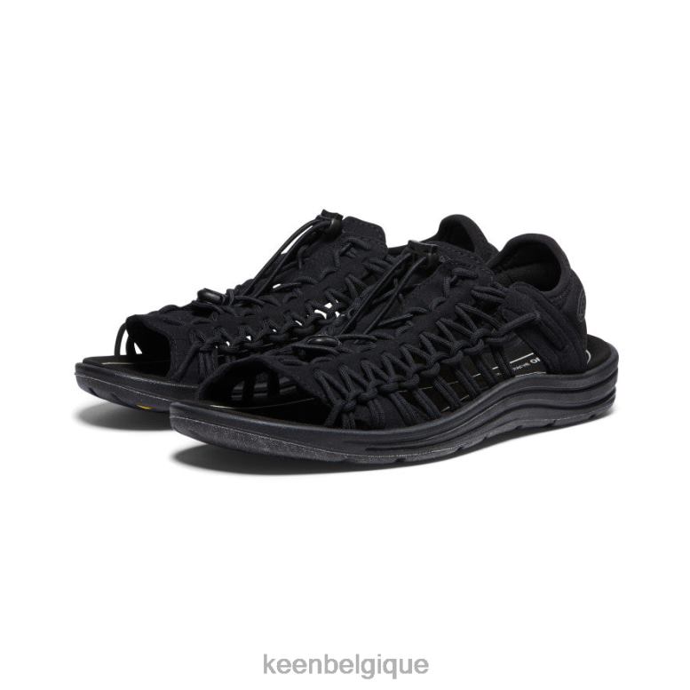 chaussure KEEN uneek ii bout ouvert noir Hommes PD0JD18