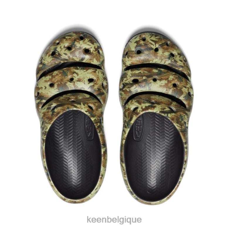 chaussure KEEN arts yogui vert camouflage Hommes PD0JD211