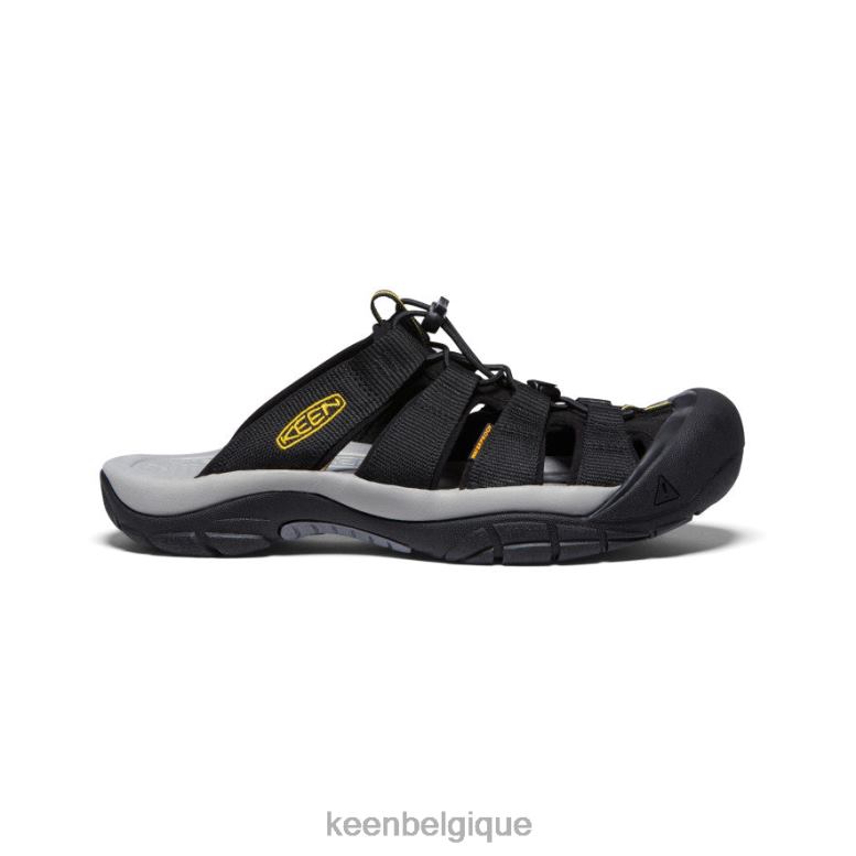 chaussure KEEN toboggan de Newport noir jaune Hommes PD0JD31