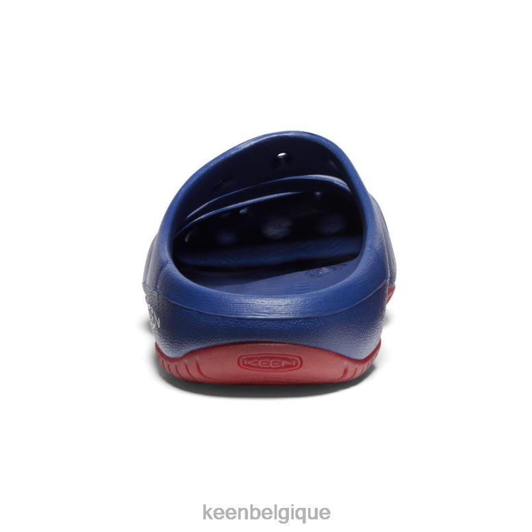 chaussure KEEN yogui profondeurs bleues/tapis rouge Hommes PD0JD215
