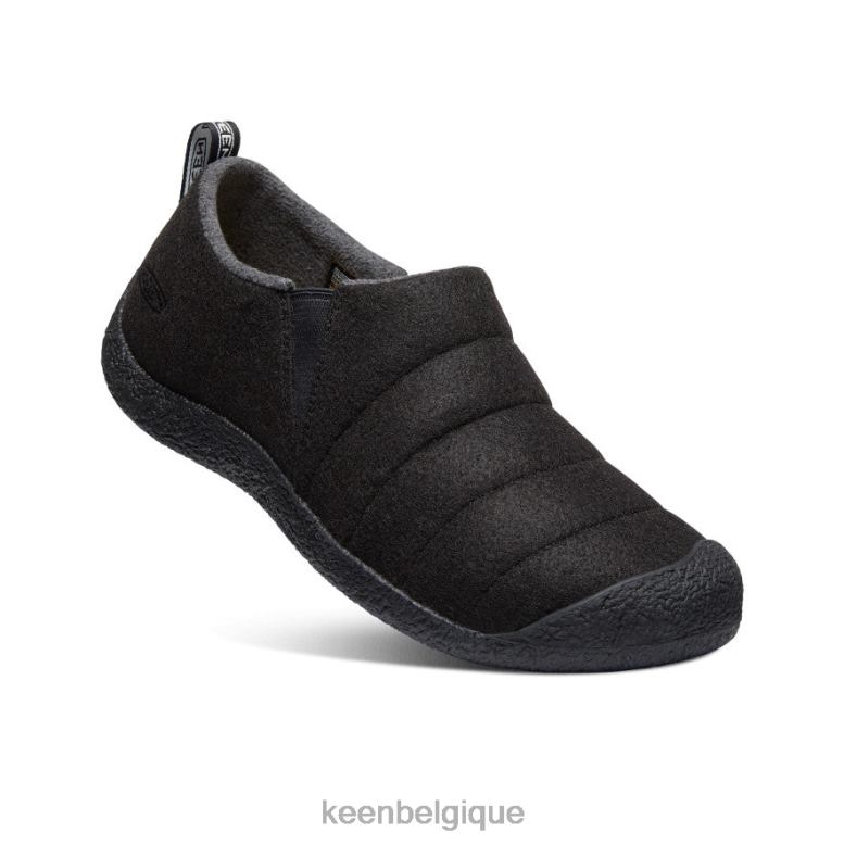 chaussure KEEN comment ii feutre noir/noir Hommes PD0JD268