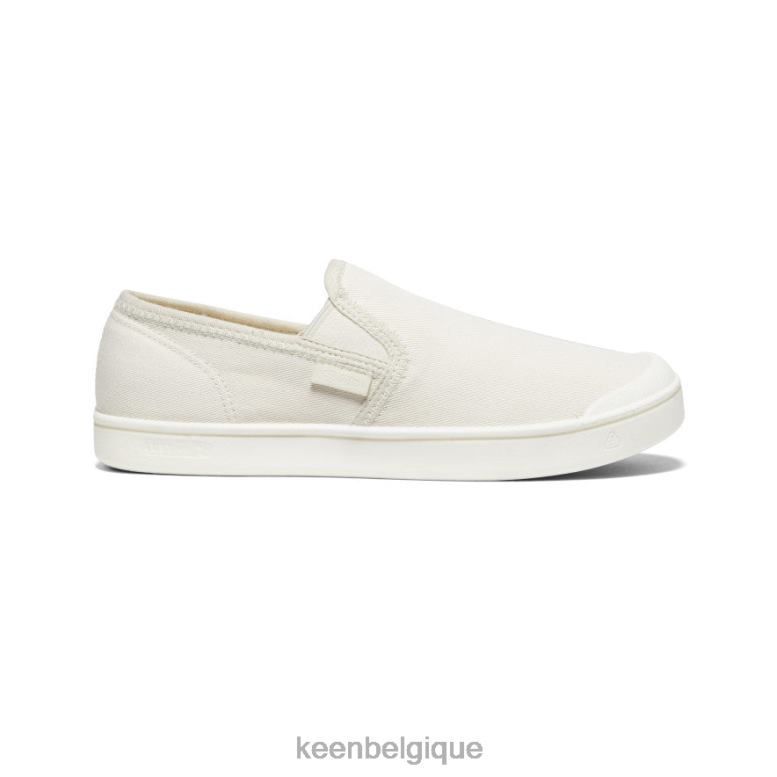 chaussure KEEN eldon à enfiler toile naturelle/étoile blanc Hommes PD0JD371