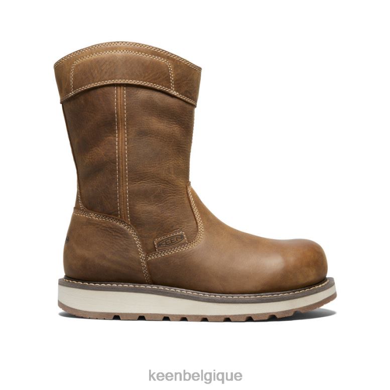 chaussure KEEN Cincinnati Wellington (embout en fibre de carbone) belge/sandshell Hommes PD0JD166