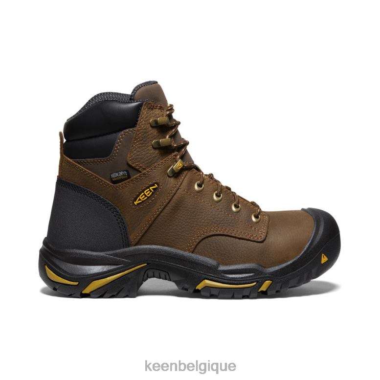 chaussure KEEN Mont Vernon 6" cascade marron Hommes PD0JD283