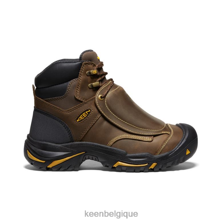chaussure KEEN Mont Vernon 6" cascade marron Hommes PD0JD353