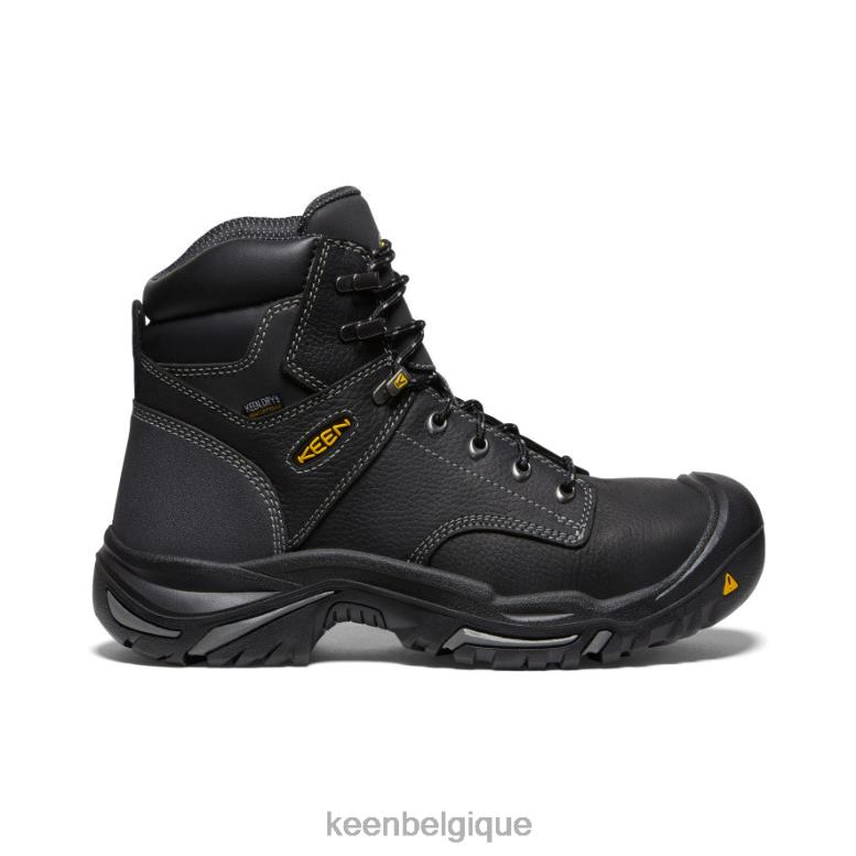 chaussure KEEN Mont Vernon 6" noir Hommes PD0JD317