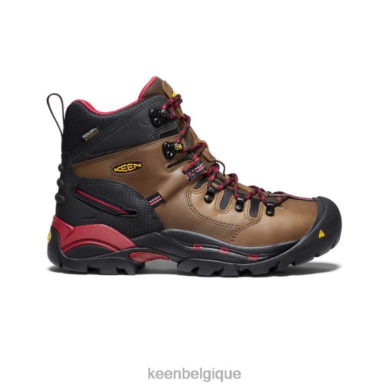 chaussure KEEN Pittsburgh 6" bison Hommes PD0JD177