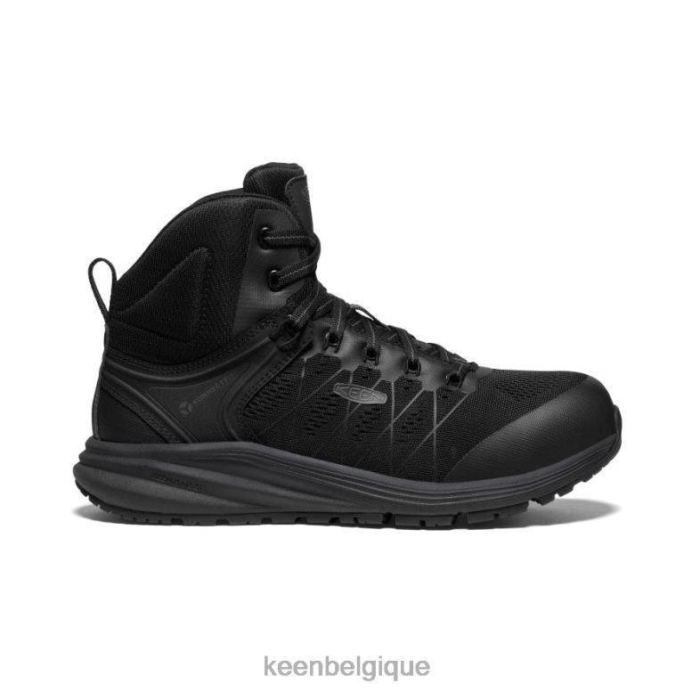 chaussure KEEN Vista Energy Mid Int Met (embout en fibre de carbone) Corbeau noir Hommes PD0JD38