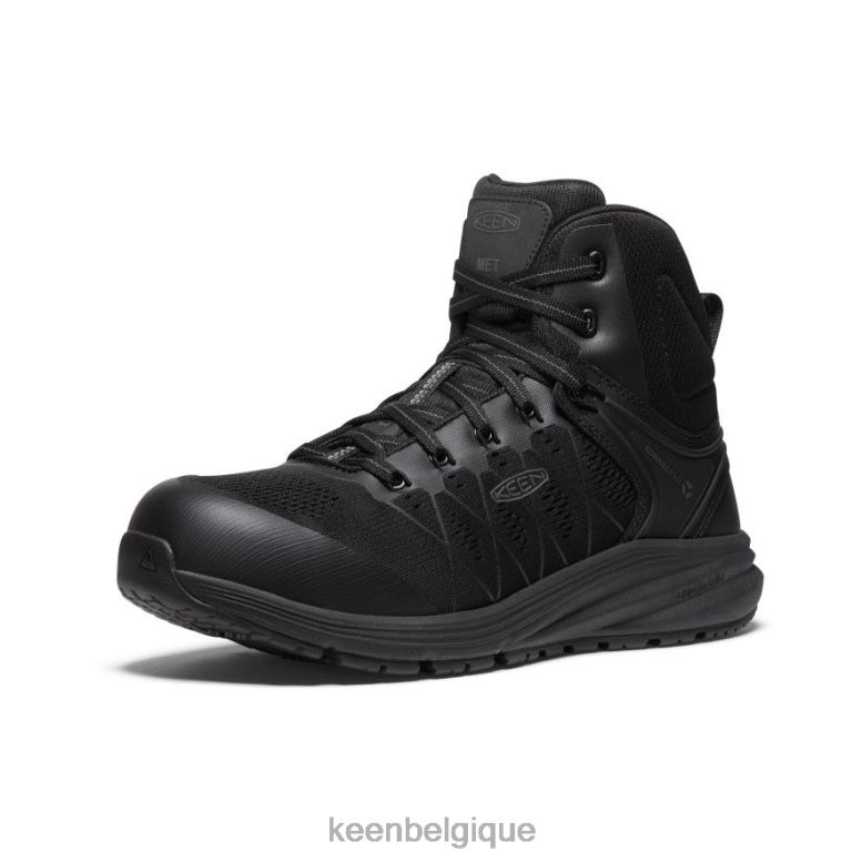 chaussure KEEN Vista Energy Mid Int Met (embout en fibre de carbone) Corbeau noir Hommes PD0JD38