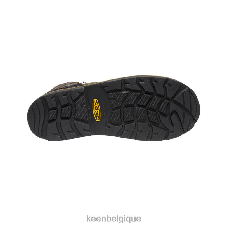 chaussure KEEN botte csa abitibi ii (embout en fibre de carbone) cascade marron/noir Hommes PD0JD22