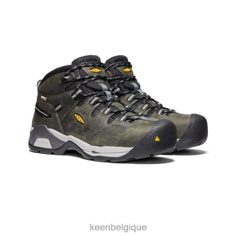 chaussure KEEN botte imperméable detroit xt (embout en acier) aimant/paloma Hommes PD0JD243