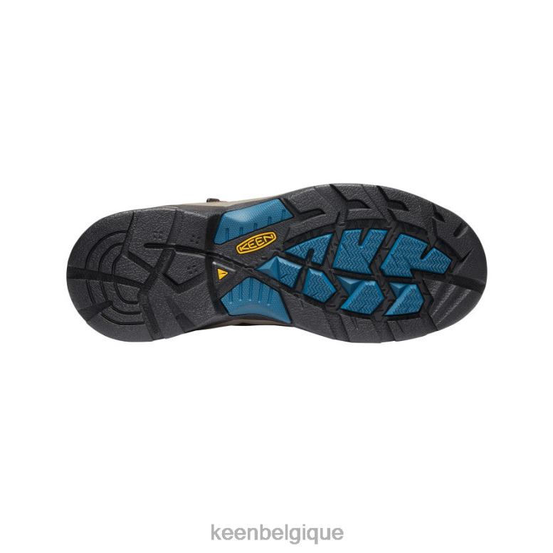 chaussure KEEN botte imperméable detroit xt (embout en acier) marron cascade/bleu orion Hommes PD0JD244