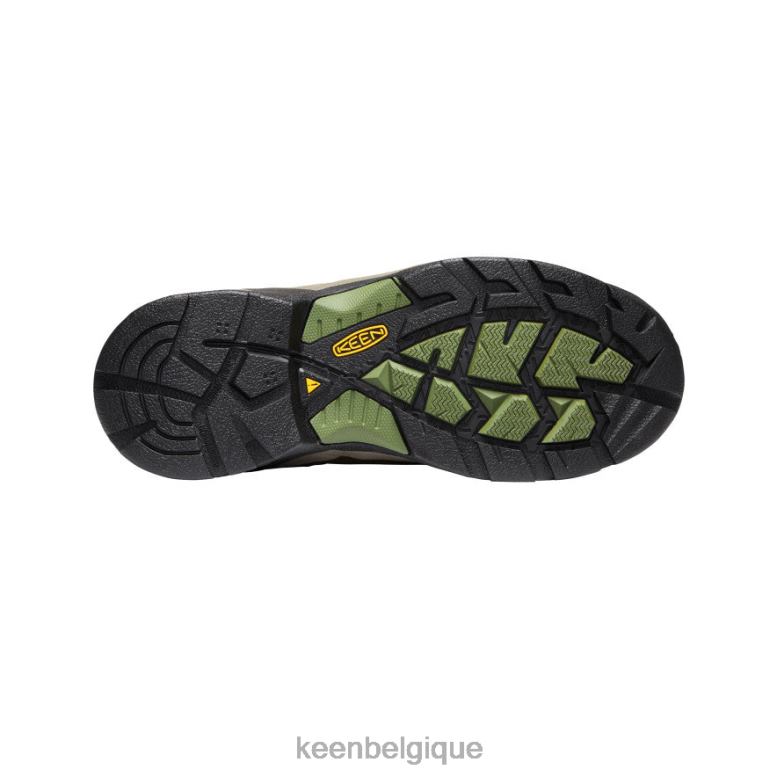 chaussure KEEN botte imperméable detroit xt (embout en acier) marron cascade/vert bronze Hommes PD0JD245