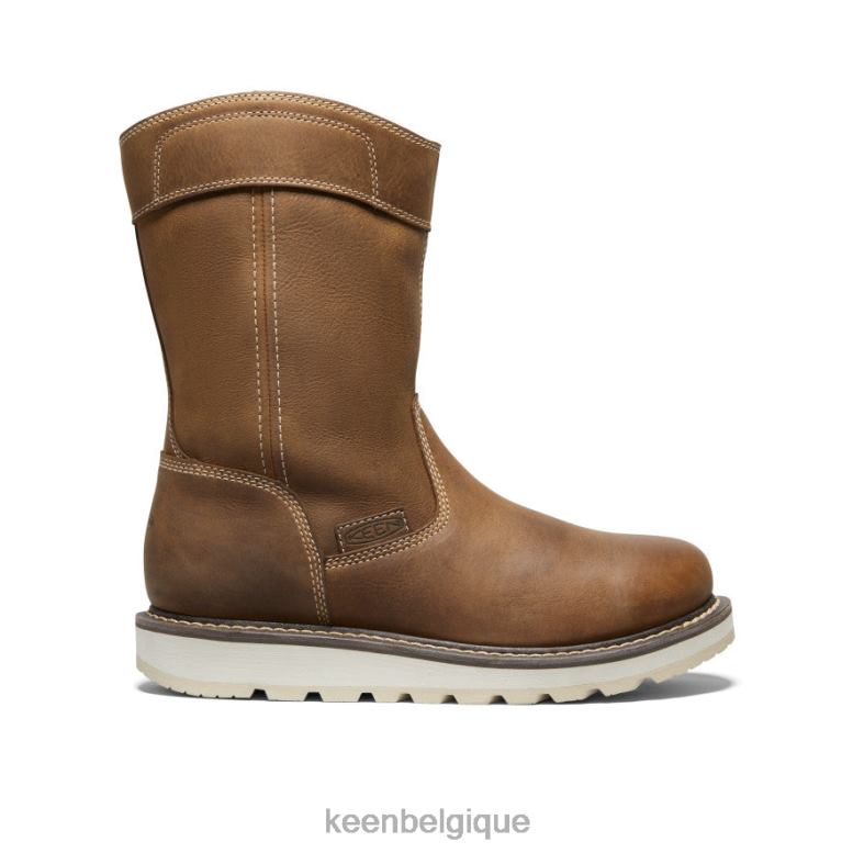 chaussure KEEN cincinnati Wellington (bout souple) belge/blanc cassé Hommes PD0JD279