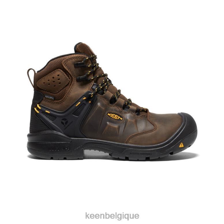 chaussure KEEN douvres 6" terre foncée/noir Hommes PD0JD174