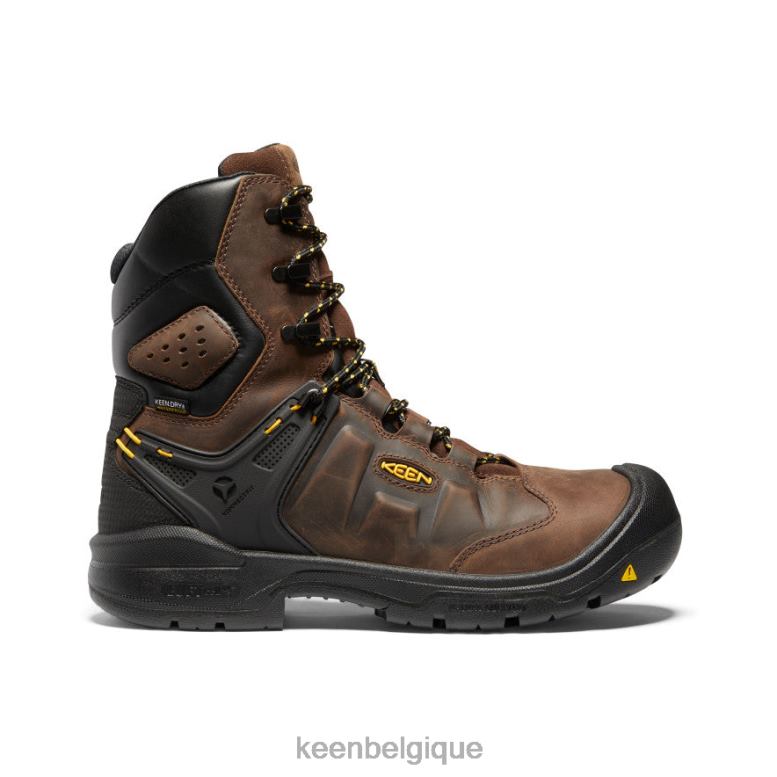 chaussure KEEN douvres 8" terre foncée/noir Hommes PD0JD344