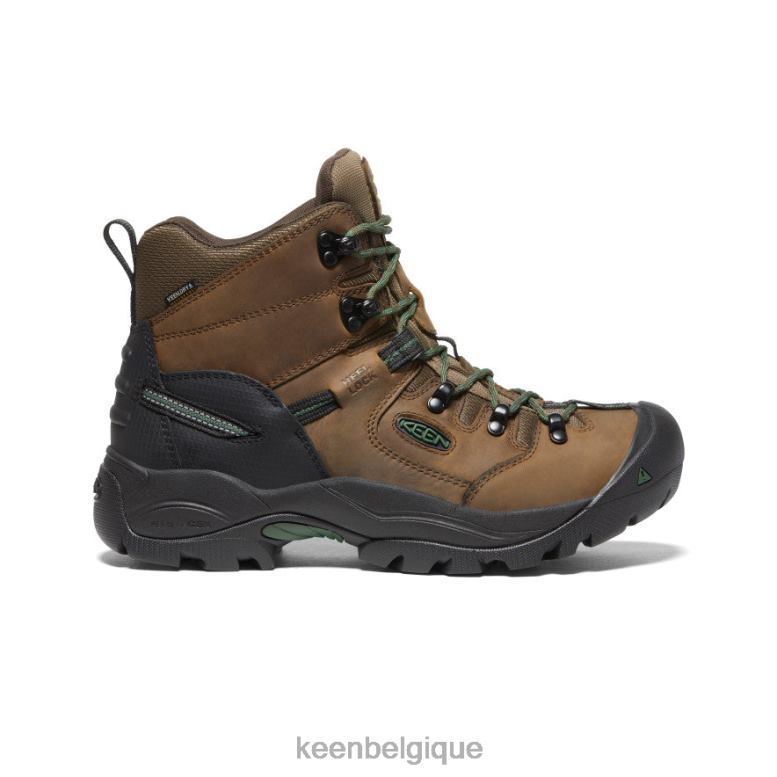 chaussure KEEN énergie de Pittsburgh 6" cascade de pâturages bruns/plus verts Hommes PD0JD135