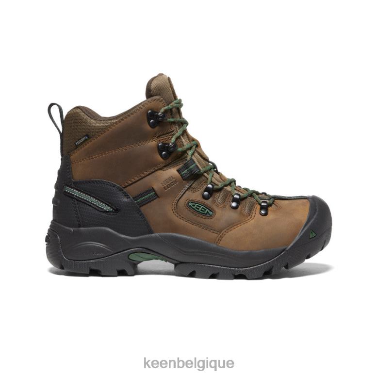 chaussure KEEN énergie de Pittsburgh 6" cascade de pâturages bruns/plus verts Hommes PD0JD138