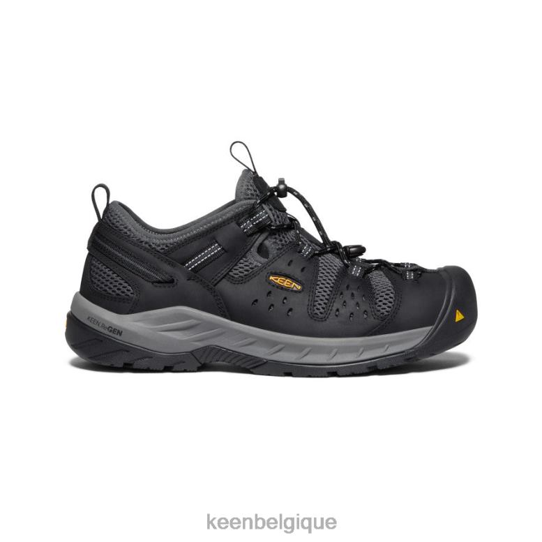 chaussure KEEN atlanta cool ii (embout en acier) noir/ombre sombre Hommes PD0JD277