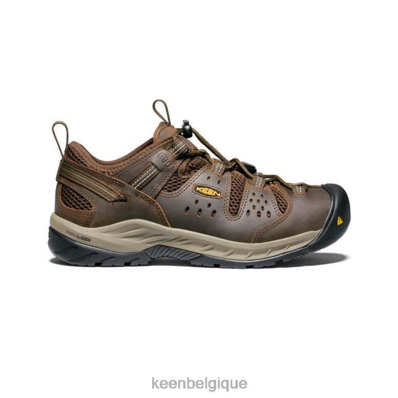 chaussure KEEN atlanta cool ii esd (bout souple) cascade marron/forêt nuit Hommes PD0JD241